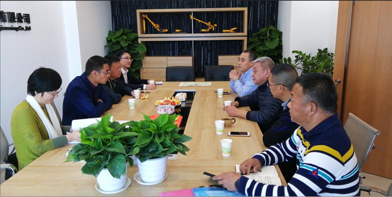 深圳市尖岗山置业有限公司来我司考察