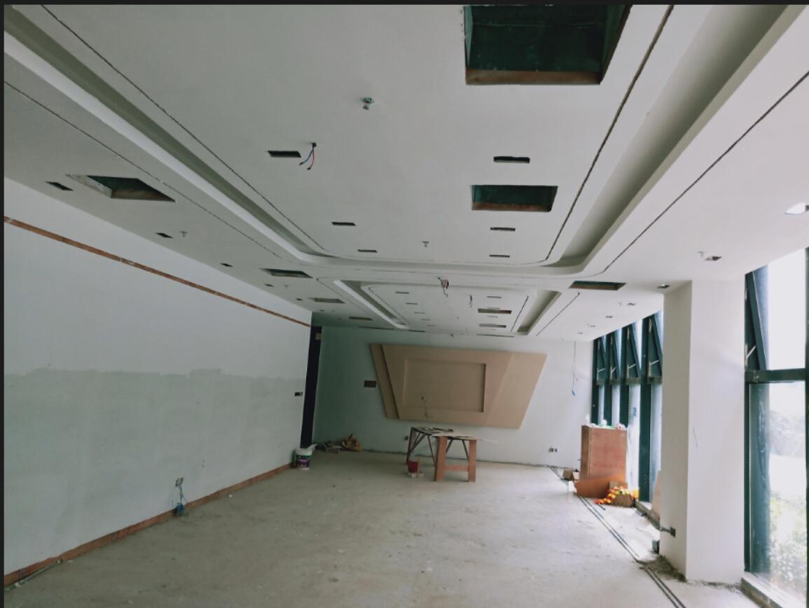 松岗街道党群服务中心装修工程-2019年9月4日进度现场