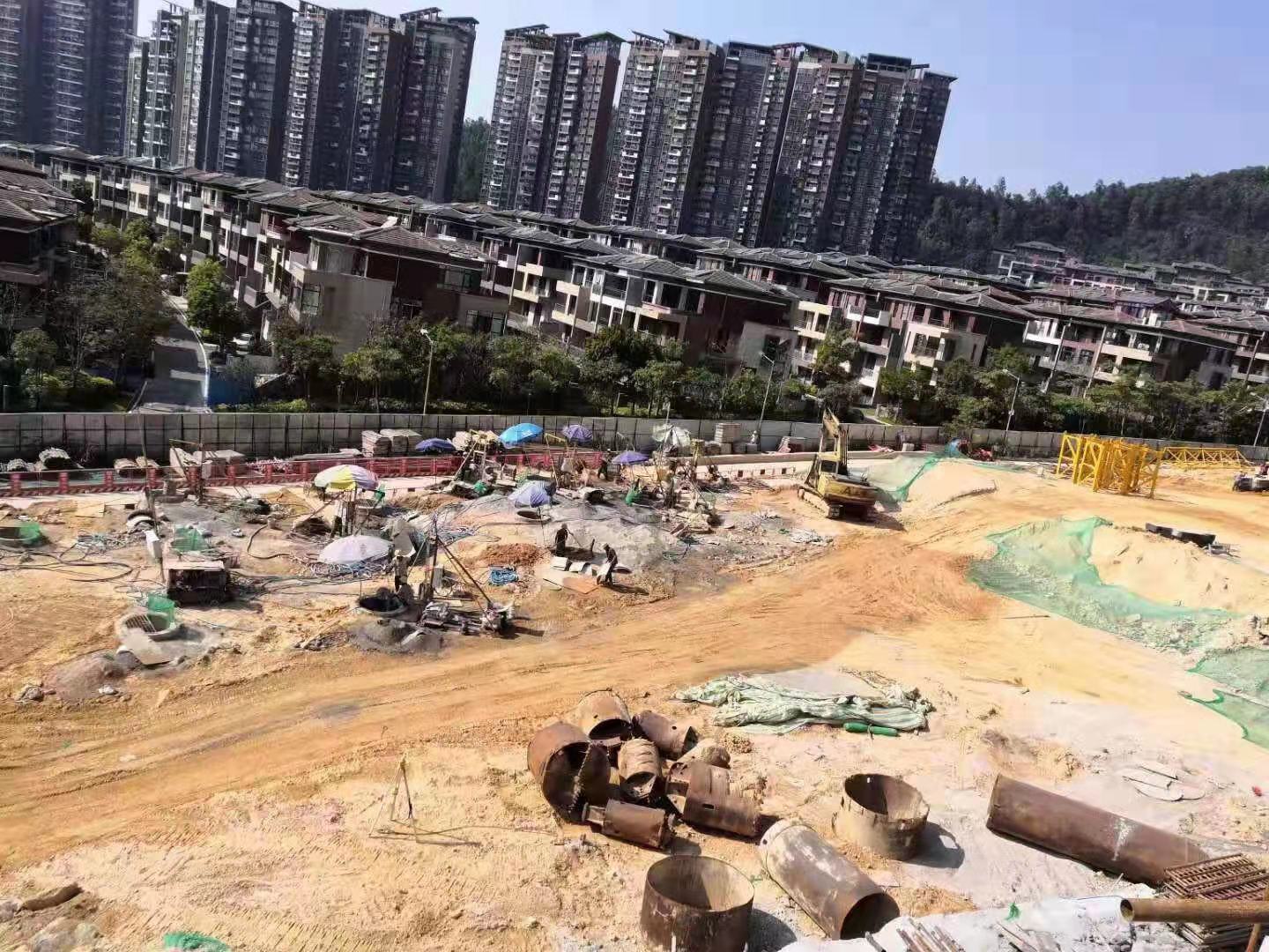 惠阳星河丹堤花园N6N7区桩基础工程-现场情况