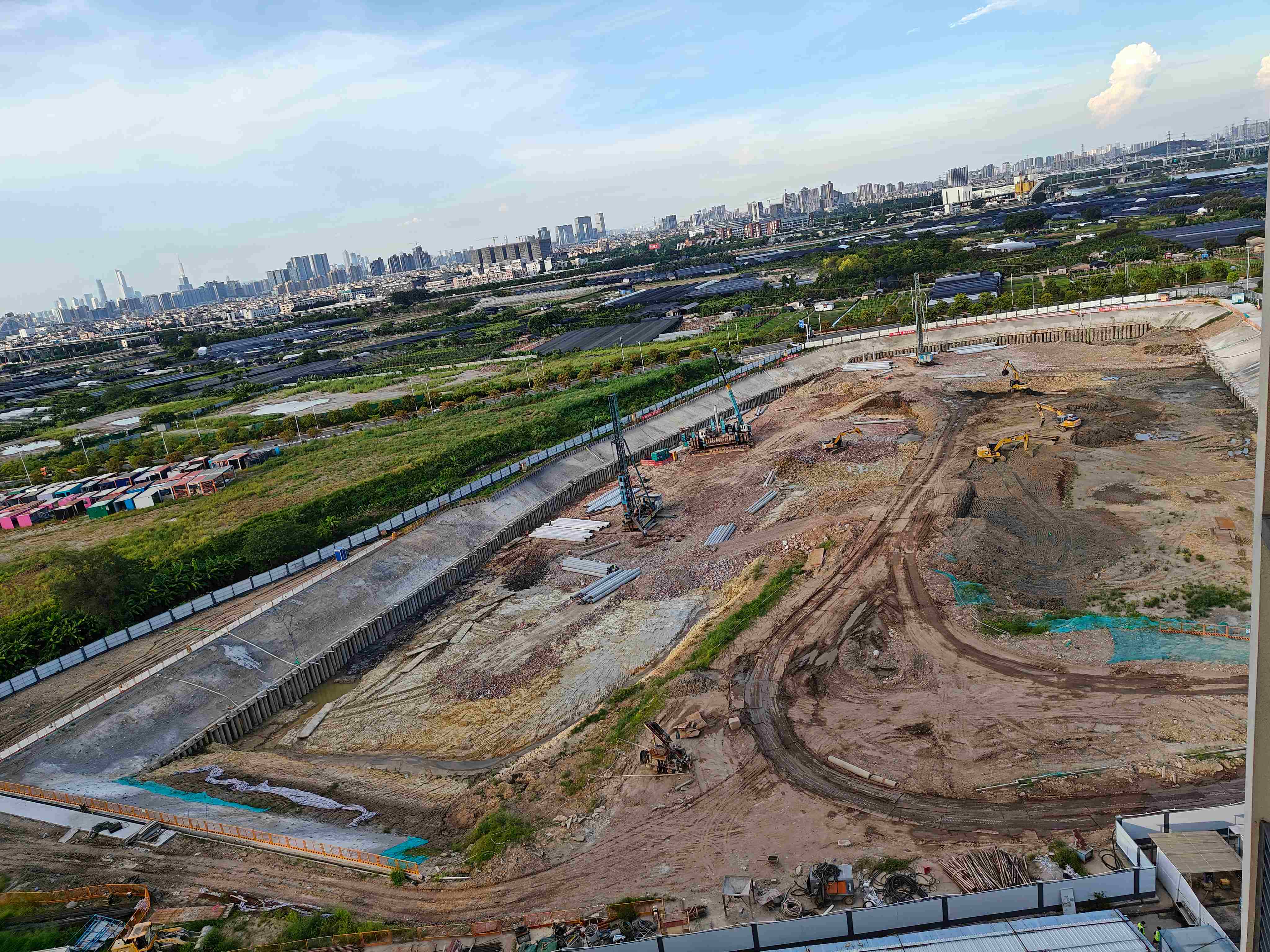 广佛公司佛山璞悦山医院地块桩基工程2025.7.7-7.14施工剪影