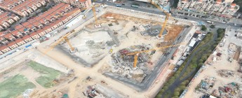 华润东莞火炼树项目一期D06地块桩基及基坑支护工程2025.2.14-2.17施工剪影