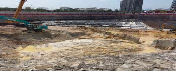 华润光明润宏城二期02-12地块桩基支护工程2025.2.18-2.24施工剪影