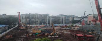 越秀海珠区AH020216地块项目2025.3.3-3.9施工剪影
