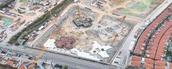 华润东莞火炼树项目一期D06地块桩基及基坑支护工程2025.3.3-3.9施工剪影