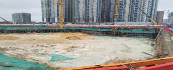 华润光明润宏城二期02-12地块桩基支护工程2025.3.3-3.9施工剪影