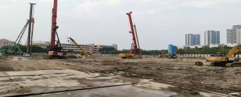 东莞万科龙湾花园（K4）基坑支护及桩基础工程2025.3.3-3.9施工剪影