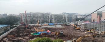 越秀海珠区 AH020216 地块项目2025.3.10-3.16施工剪影